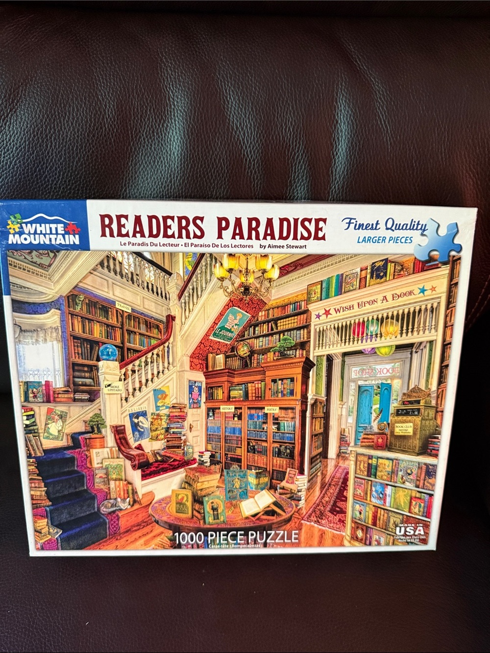 Aimee Stewart Readers Paradise.  1000 piece jigsaw puzzle.
